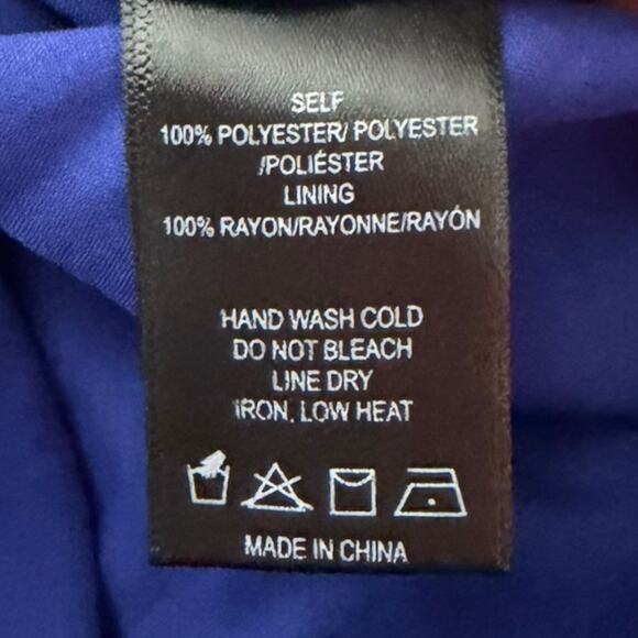 Anthropologie Sunday in Brooklyn One-Shoulder Bubble Mini Dress Women's XXS Blue - Picture 7 of 8